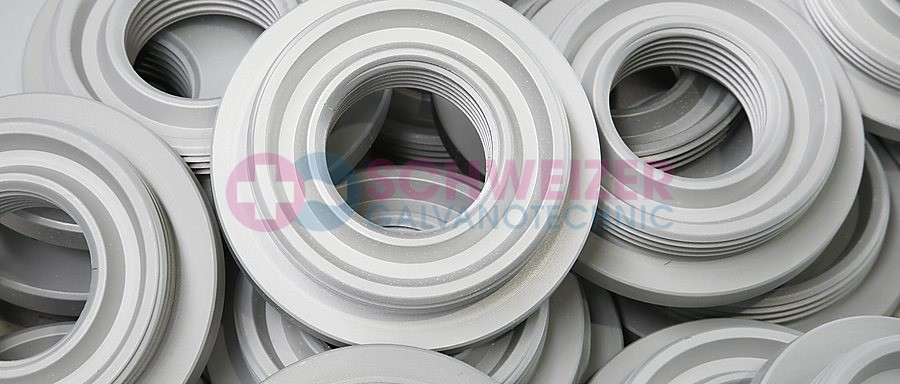 Eloxierte Aluminiumteile aus dem Betrieb