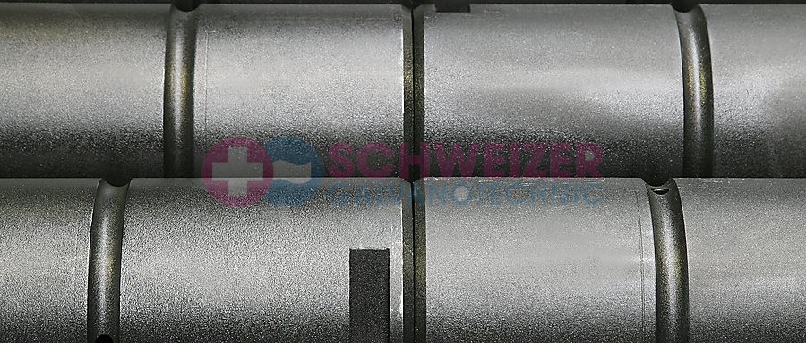 Zinkphosphatierte Bauteile aus dem Betrieb